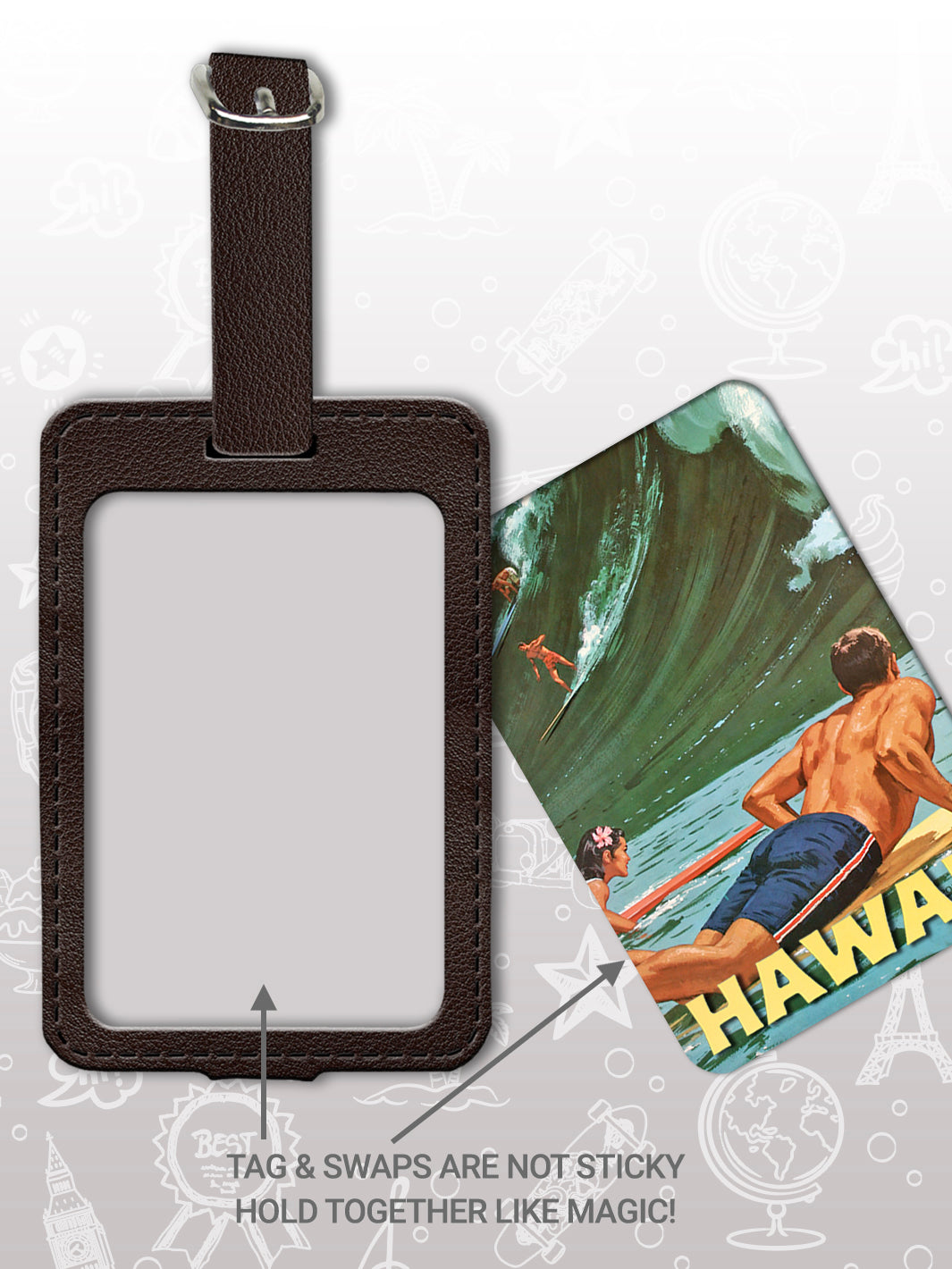Bag Tag Set - Surf 2