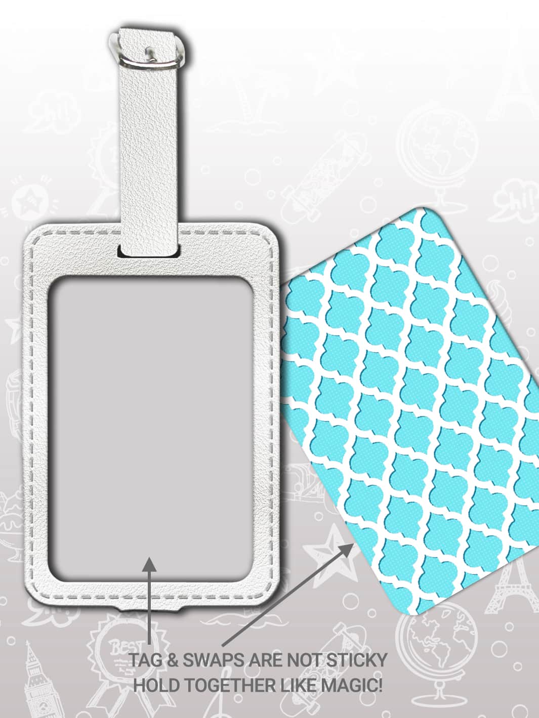 Bag Tag Set - Quarterfoil