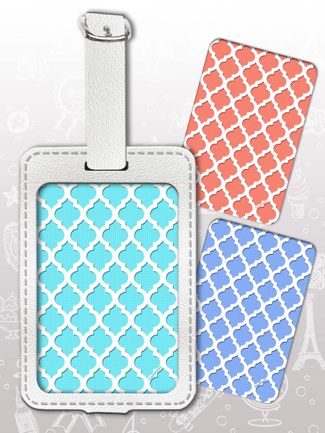 Bag Tag Set - Quarterfoil