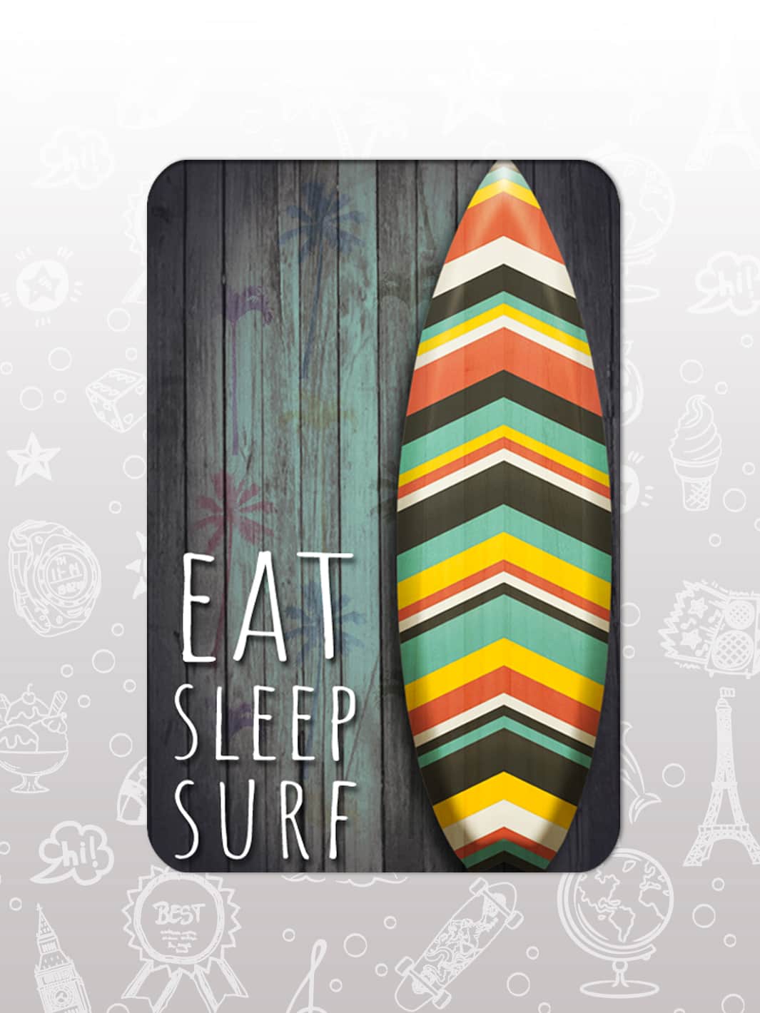 Bag Tag Set - Surf 2