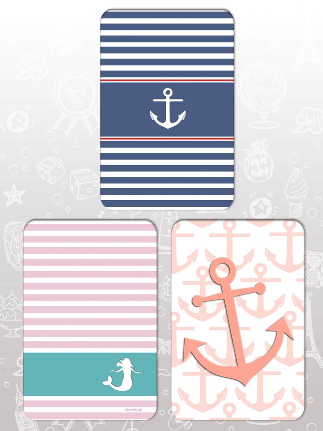 Bag Tag Swap Pack - Anchors