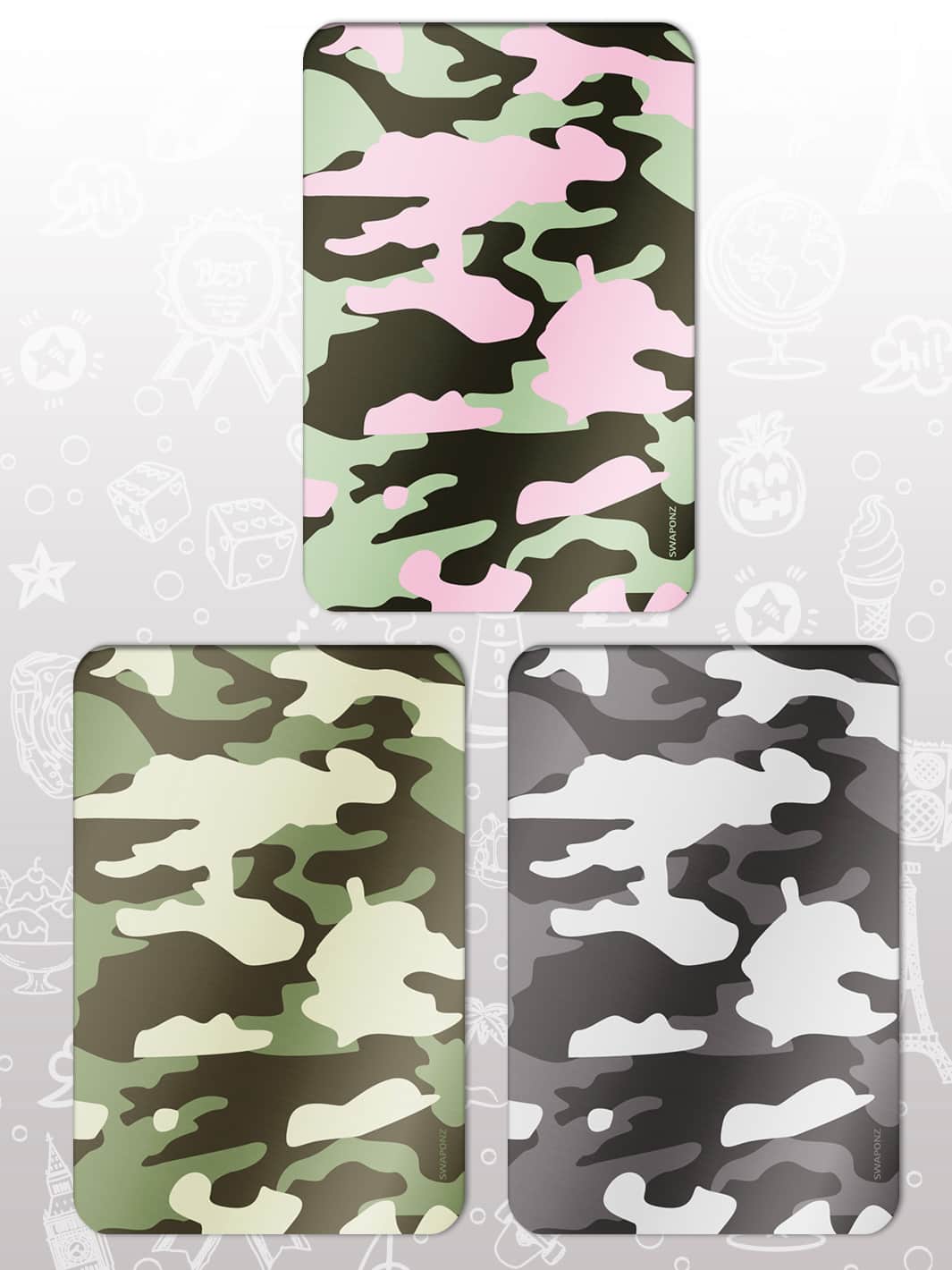 Bag Tag Swap Pack - Camo