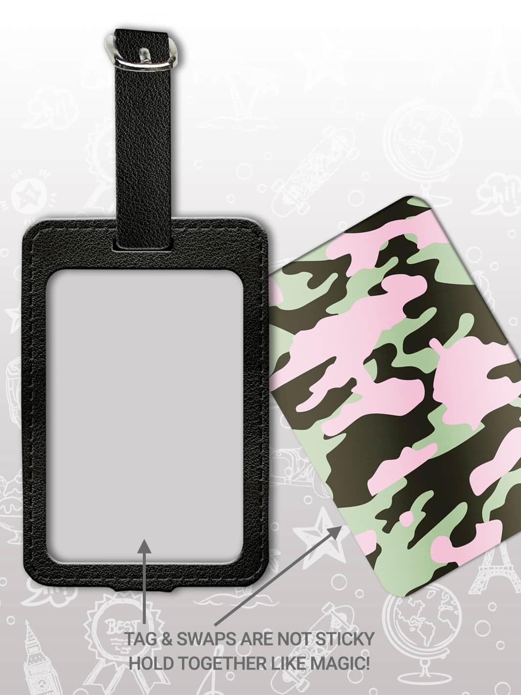 Bag Tag Set - Camo