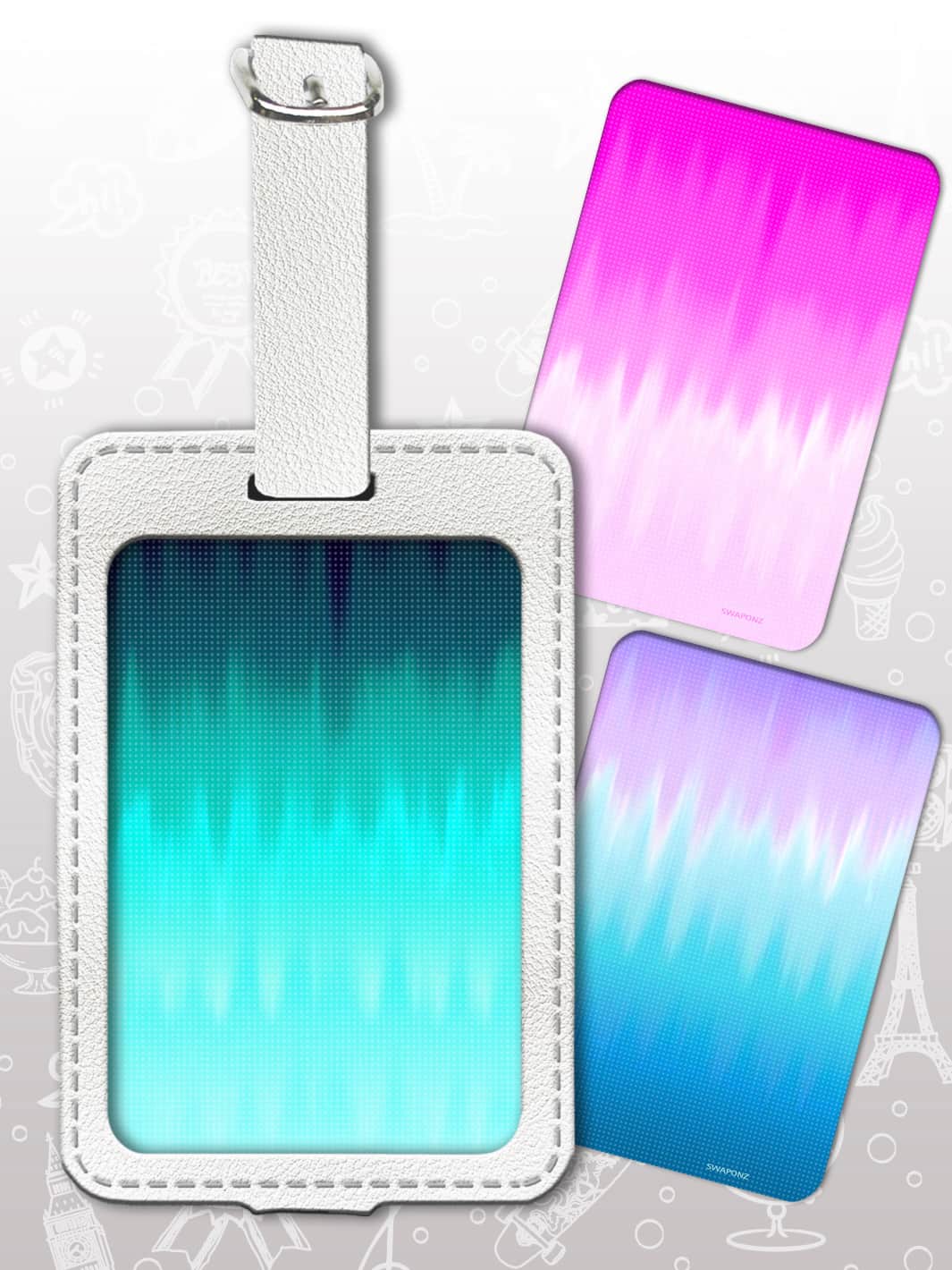 Bag Tag Set - Ombre