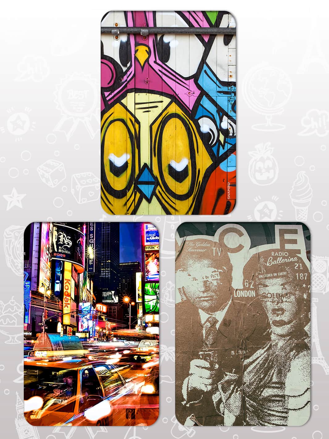 Bag Tag Swap Pack - Urban