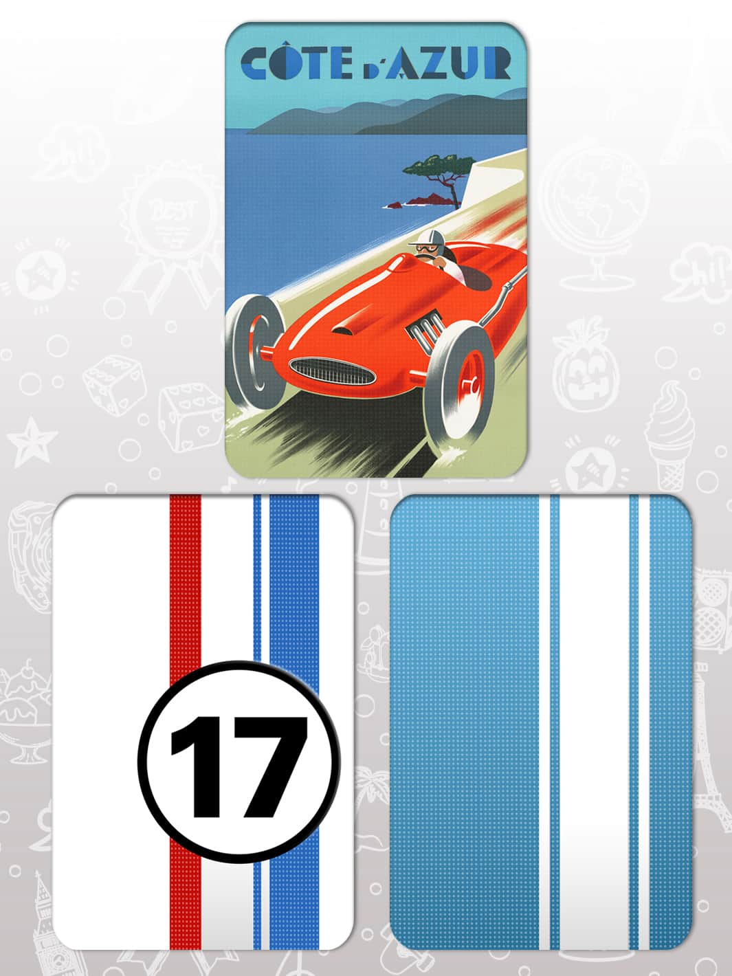 Bag Tag Swap Pack - Racing