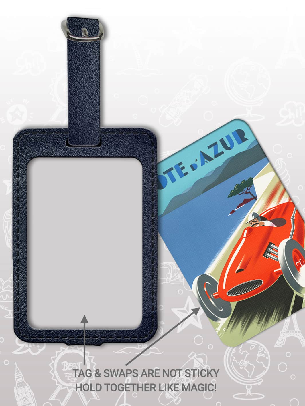 Bag Tag Set - Racing
