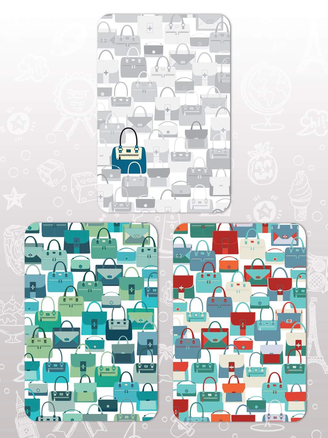 Bag Tag Swap Pack - Handbags