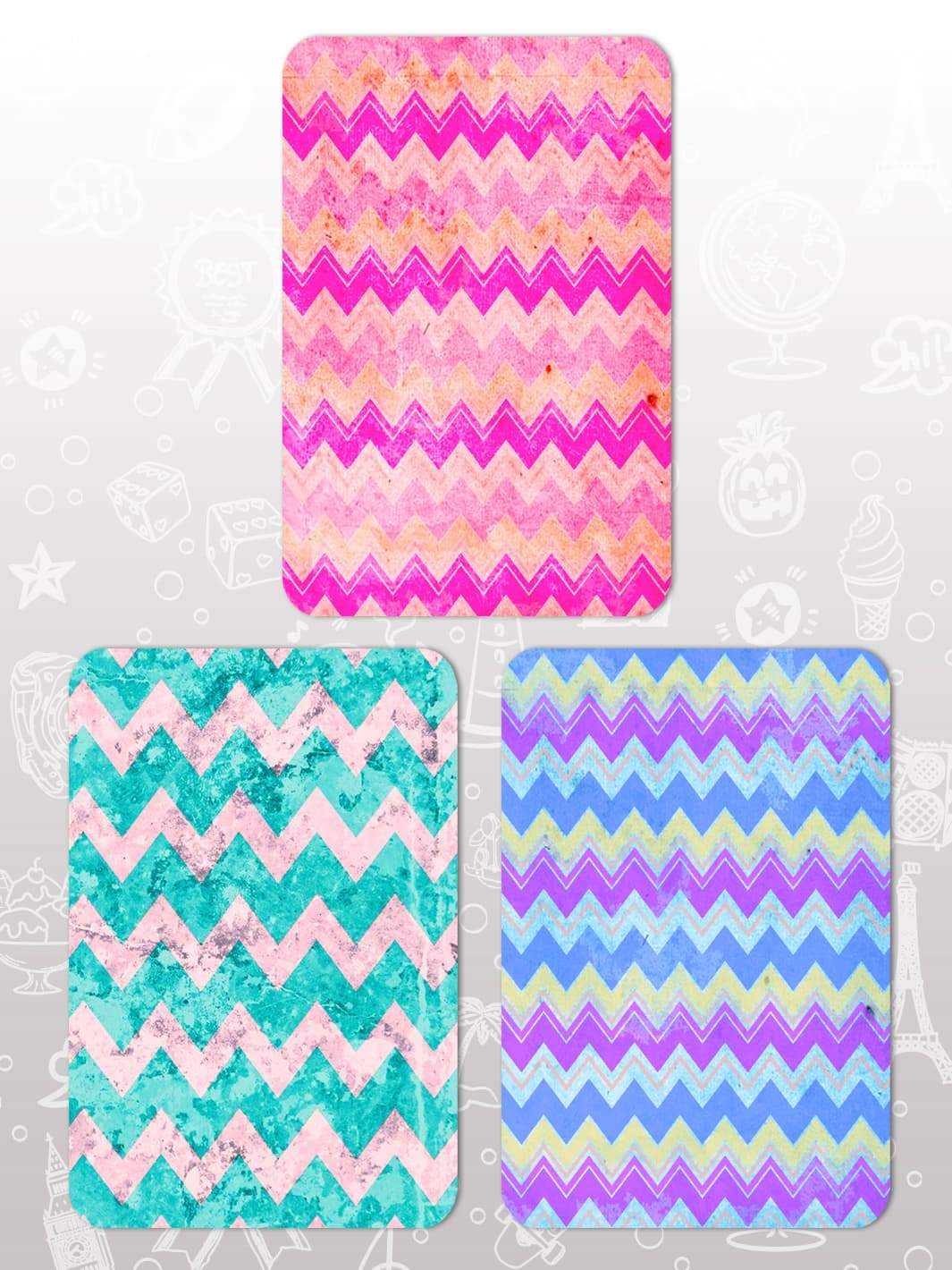 Bag Tag Swap Pack - ZigZags