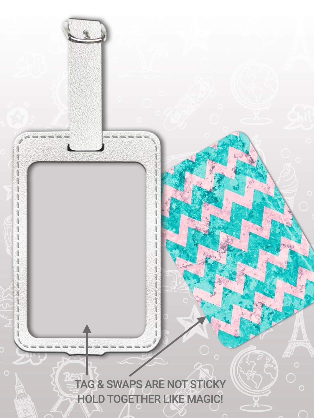 Bag Tag Set - ZigZags