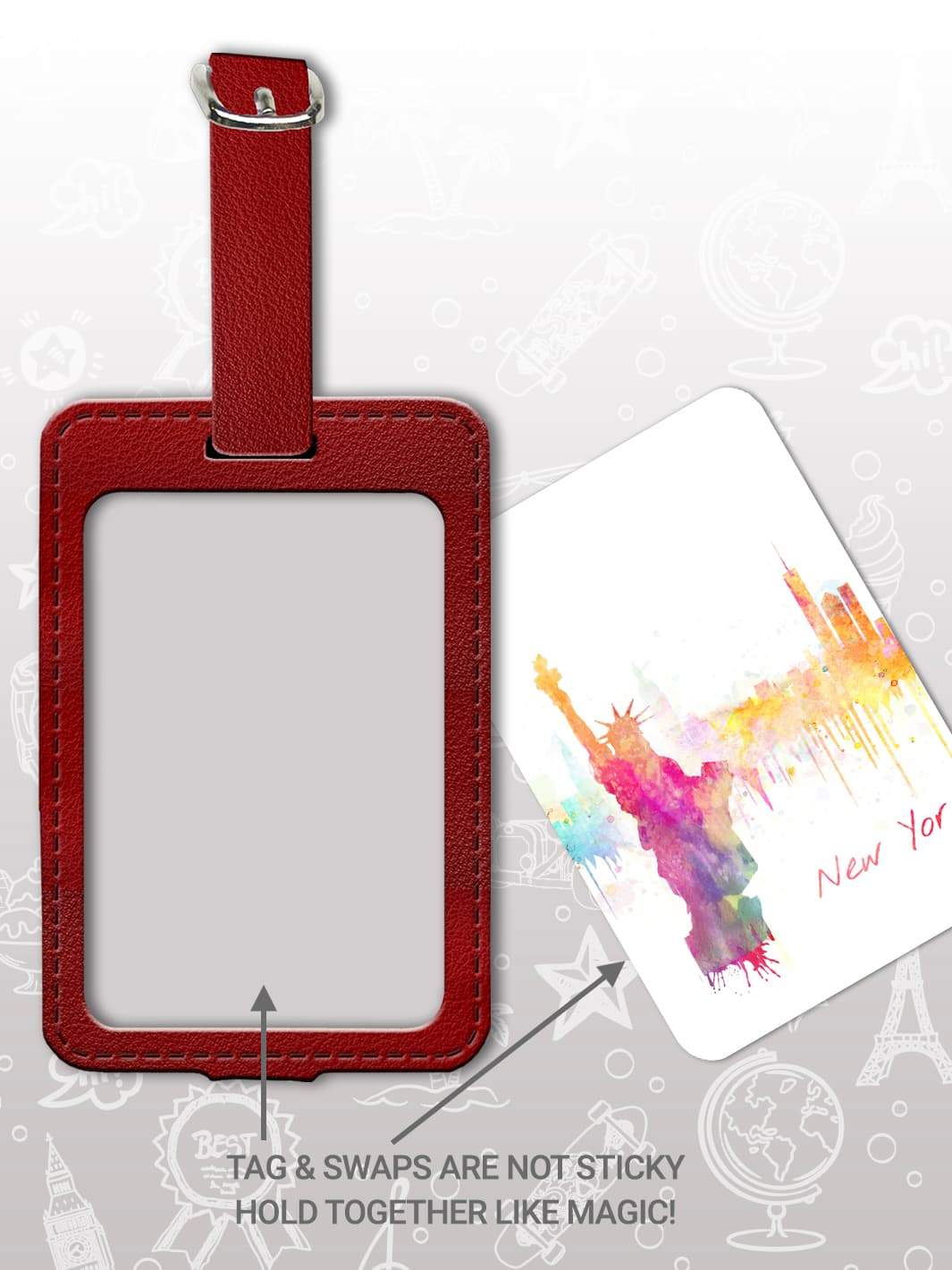 Bag Tag Set - Cities