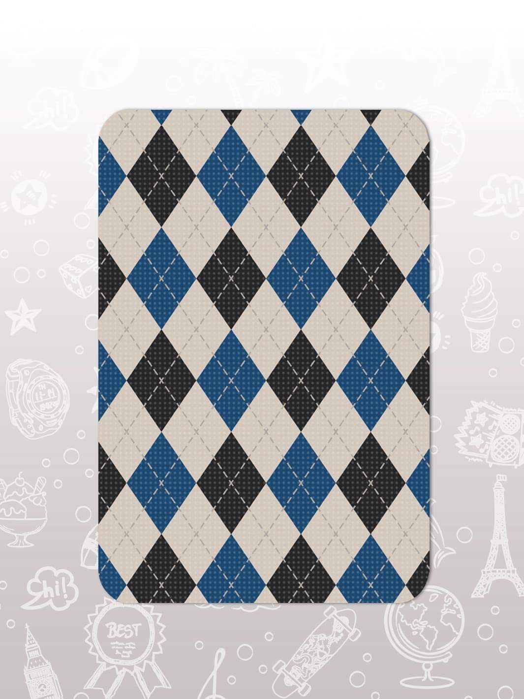 Bag Tag Set - Argyle