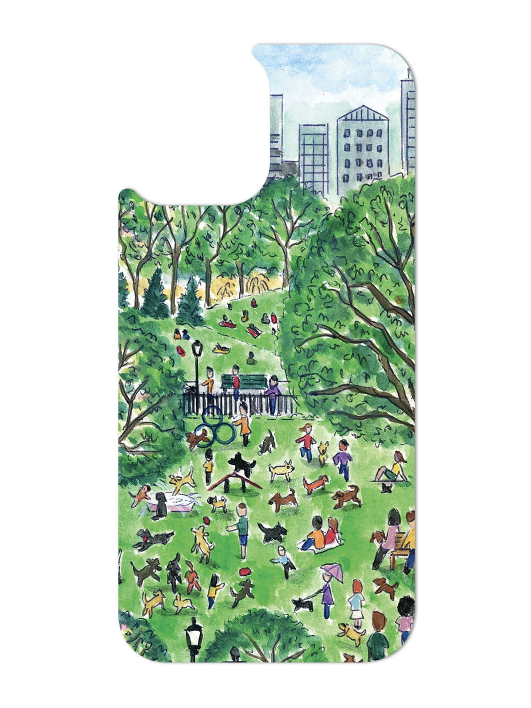 Phone Case Set - Dog Park