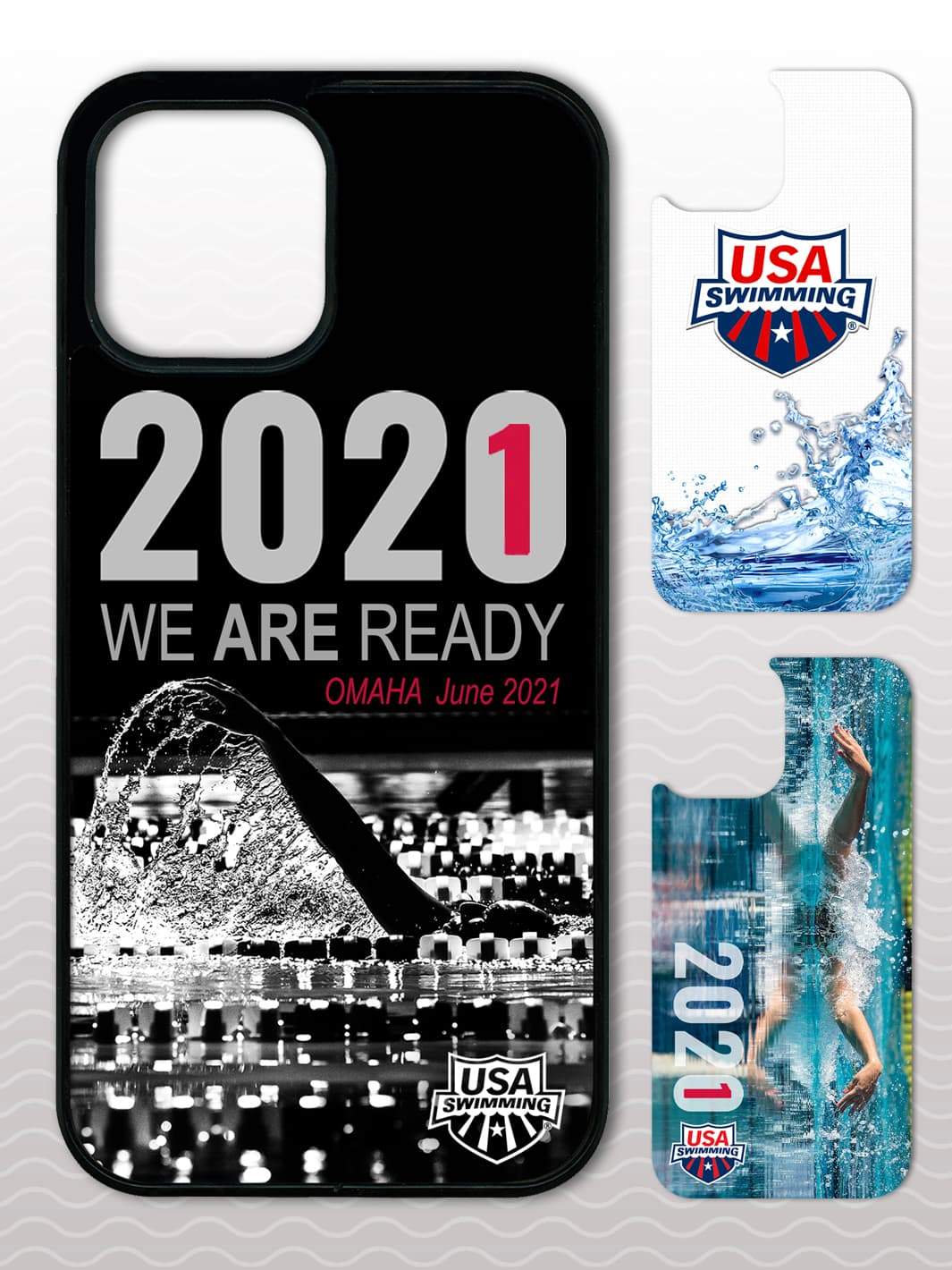 Phone Case Set - USA-Swimming 1