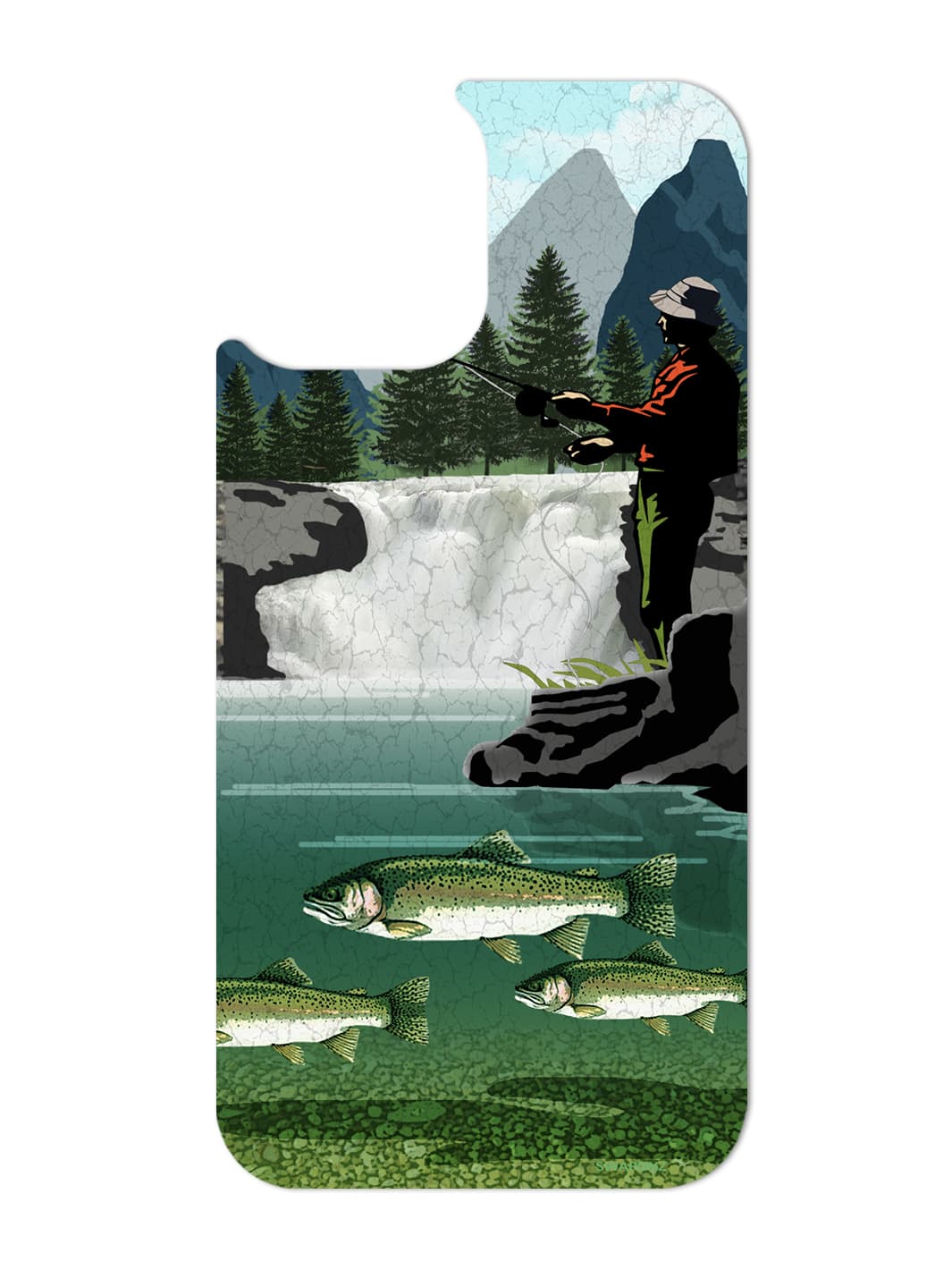 Phone Case Set - Fly Fishing