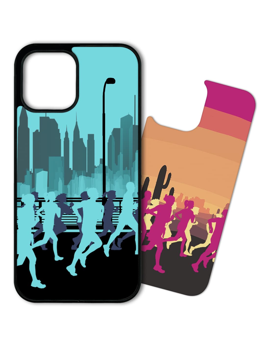 Phone Case Set - City Running