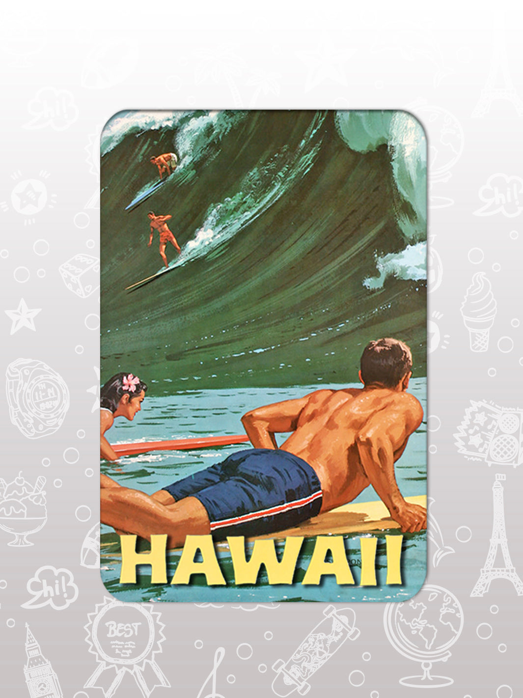 Bag Tag Set - Surf 2