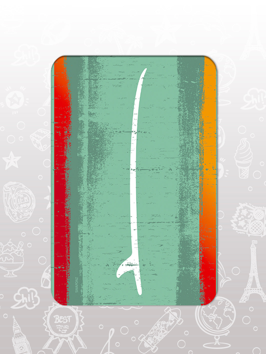 Bag Tag Set - Surf 2