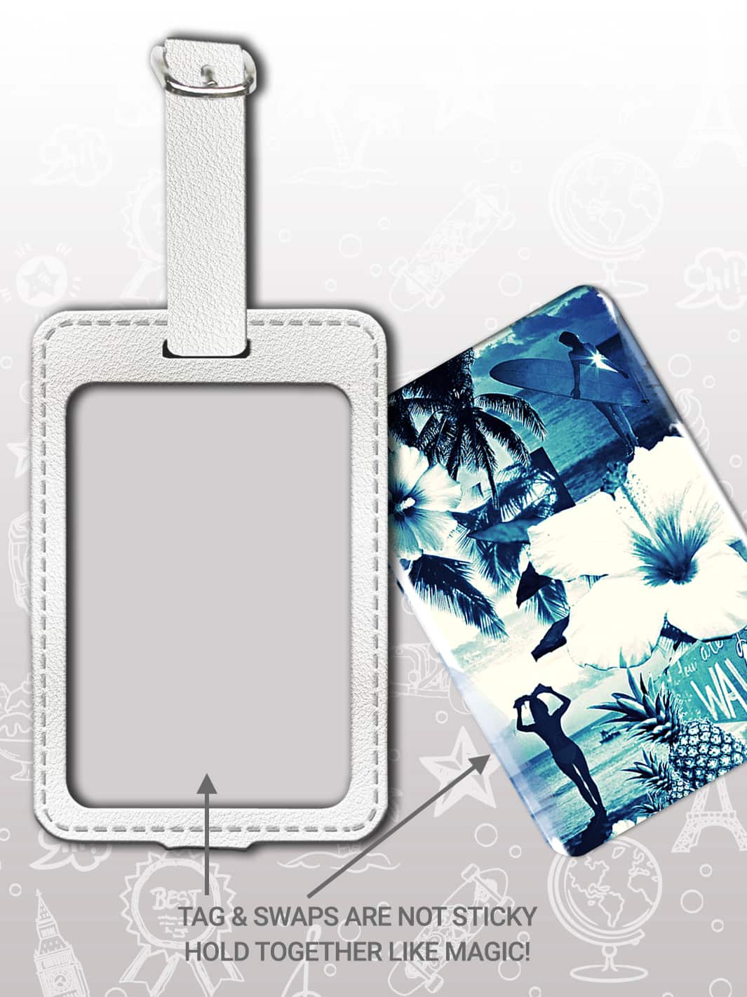 Bag Tag Set - Beaches