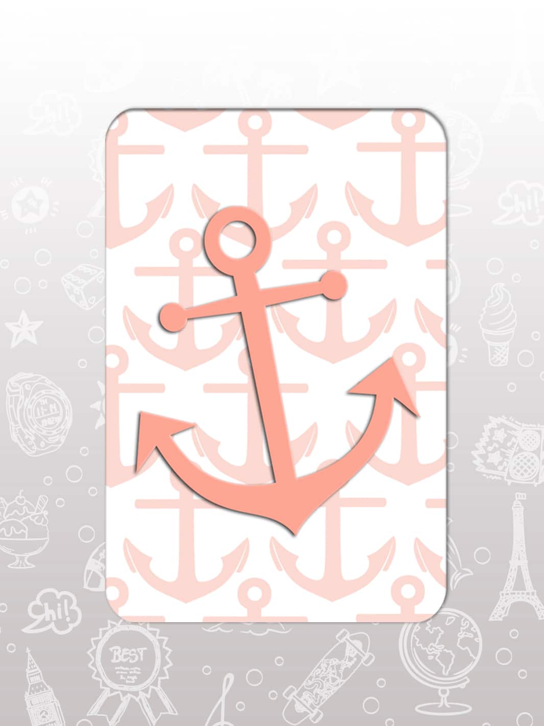 Bag Tag Set - Anchors