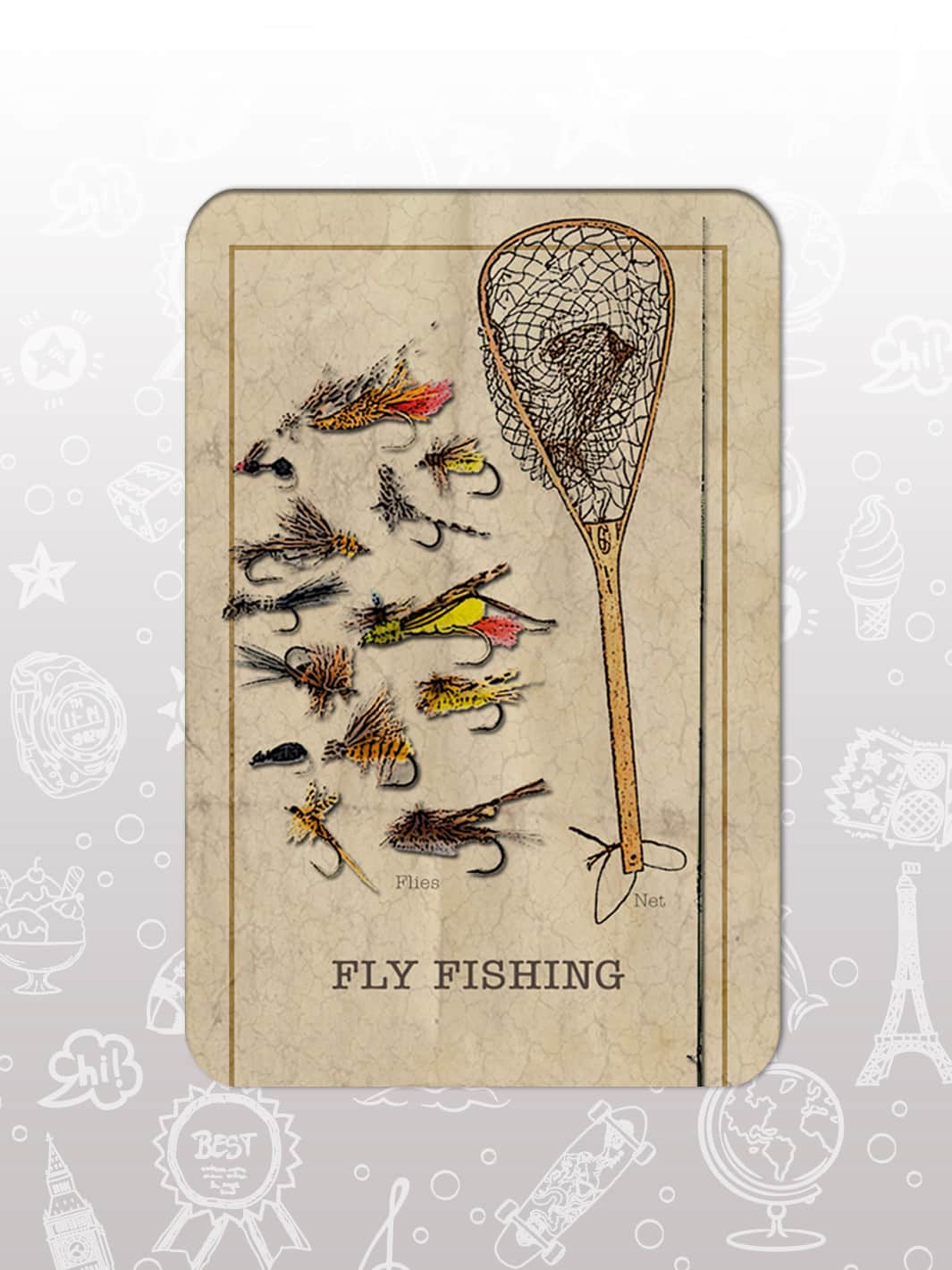 Bag Tag Set - Fly Fishing
