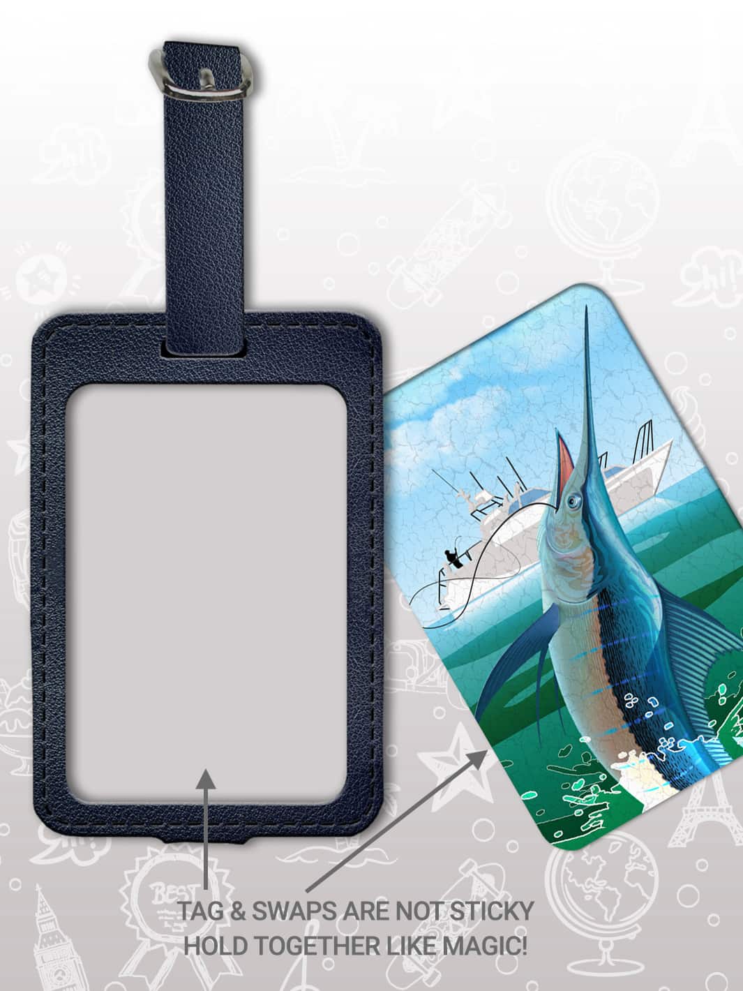 Bag Tag Set - Saltwater Fishing