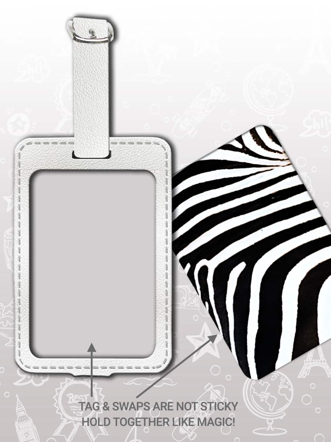 Bag Tag Set - Peacock