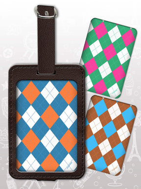 Bag Tag Set - Argyle 2