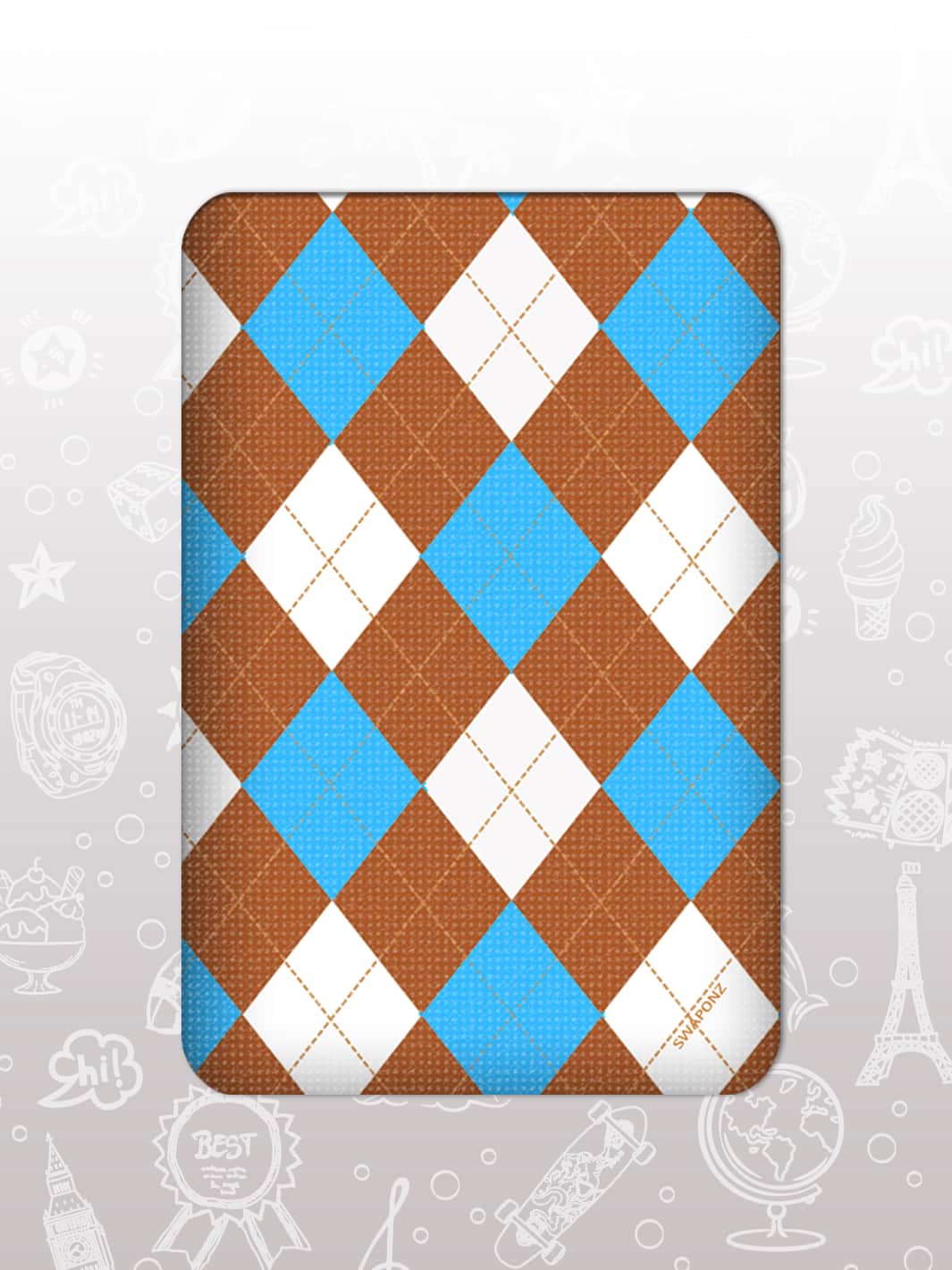 Bag Tag Set - Argyle 2