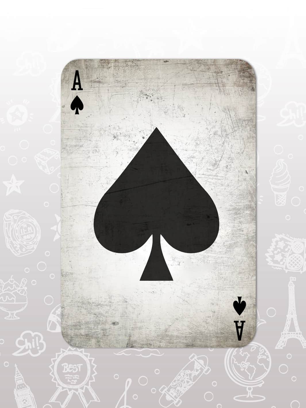 Bag Tag Set - Poker
