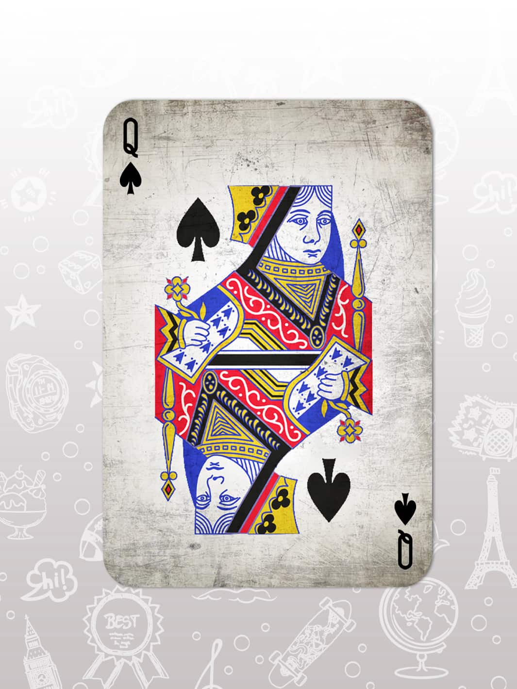 Bag Tag Set - Poker