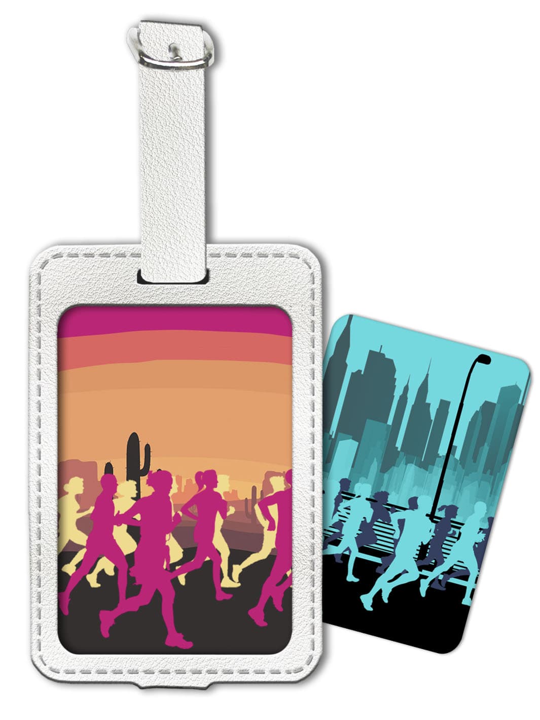 Bag Tag Set - Desert Running