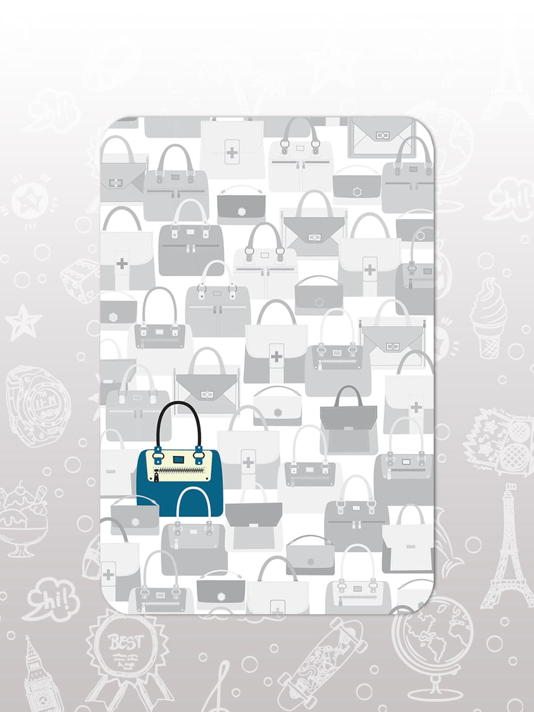 Bag Tag Set - Handbag