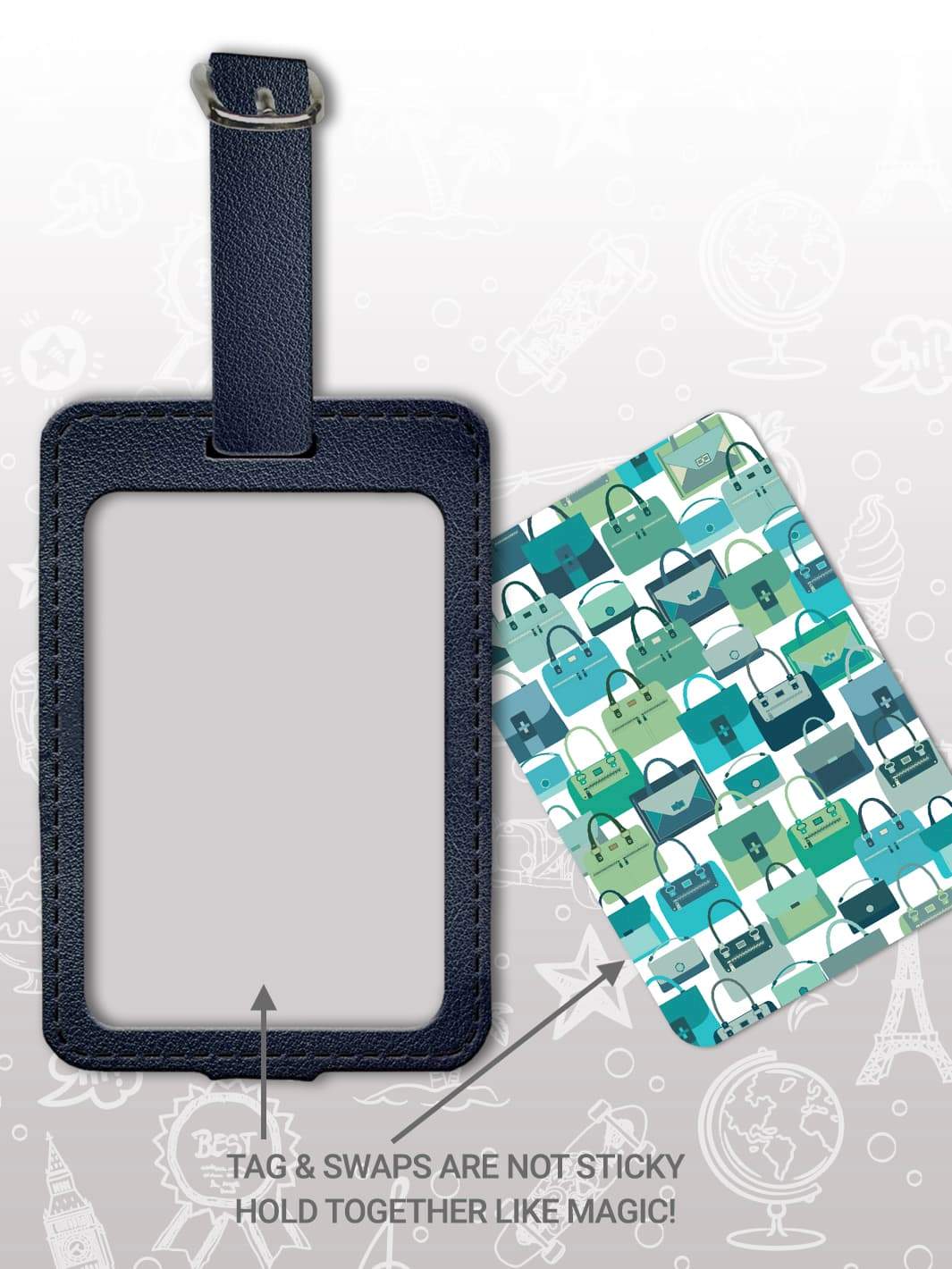Bag Tag Set - Handbag