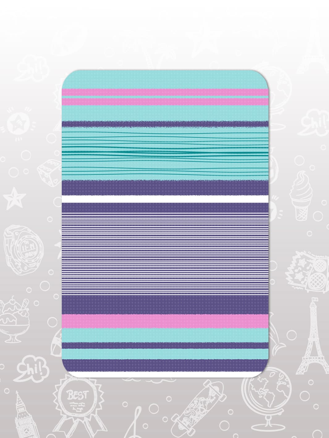 Bag Tag Set - Pink Style